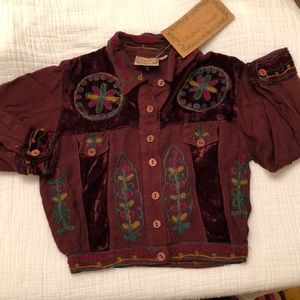 NWT Sacred Threads Blouse YM